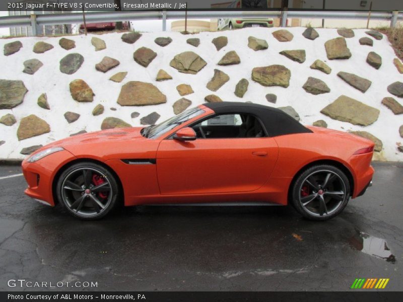  2015 F-TYPE V8 S Convertible Firesand Metallic