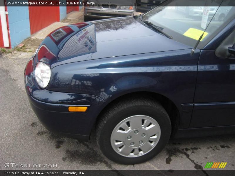 Batik Blue Mica / Beige 1999 Volkswagen Cabrio GL