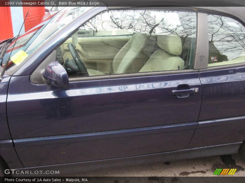Batik Blue Mica / Beige 1999 Volkswagen Cabrio GL