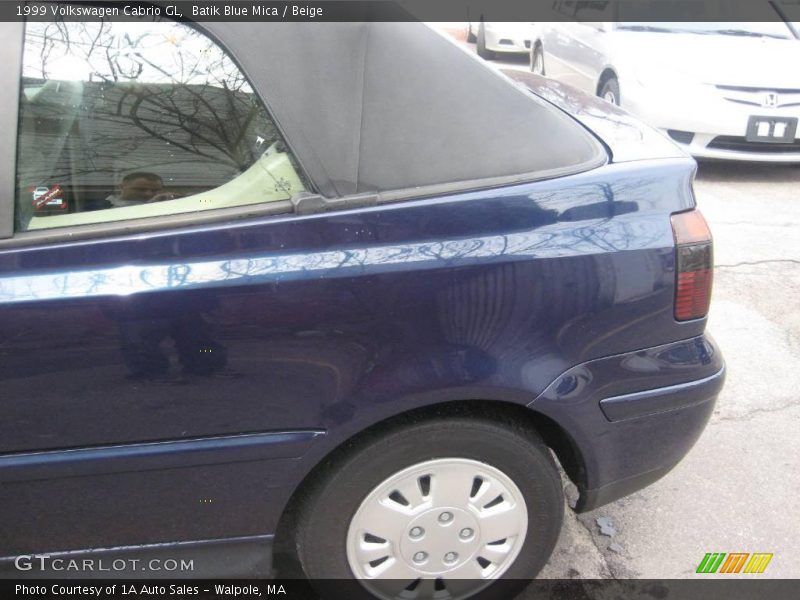 Batik Blue Mica / Beige 1999 Volkswagen Cabrio GL