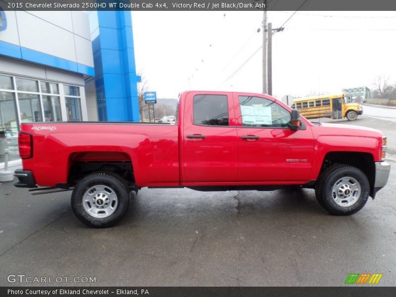 Victory Red / Jet Black/Dark Ash 2015 Chevrolet Silverado 2500HD WT Double Cab 4x4