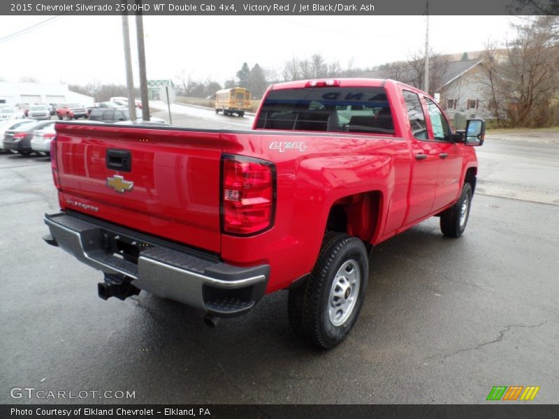 Victory Red / Jet Black/Dark Ash 2015 Chevrolet Silverado 2500HD WT Double Cab 4x4