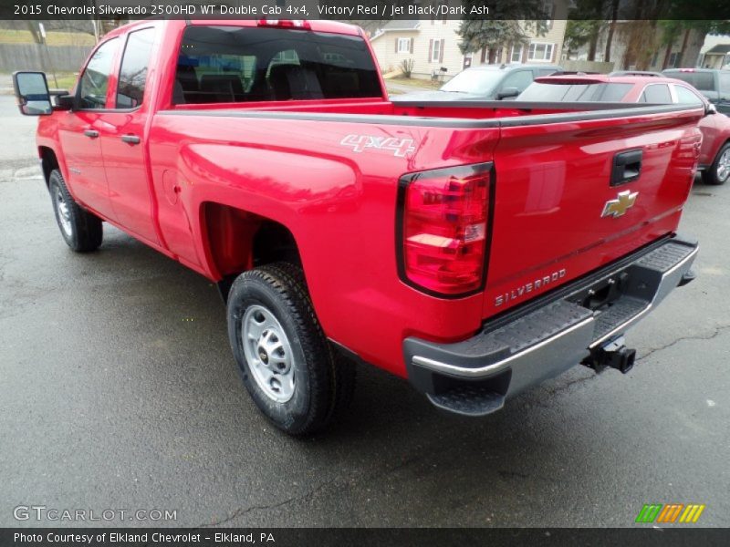 Victory Red / Jet Black/Dark Ash 2015 Chevrolet Silverado 2500HD WT Double Cab 4x4