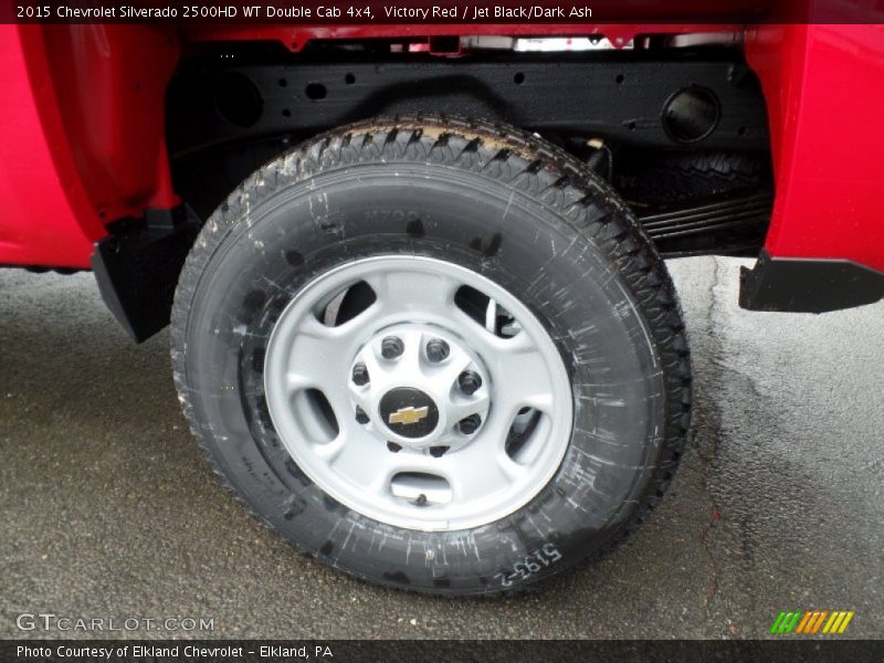 Victory Red / Jet Black/Dark Ash 2015 Chevrolet Silverado 2500HD WT Double Cab 4x4