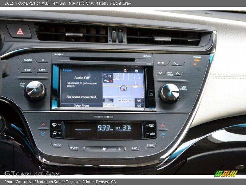Magnetic Gray Metallic / Light Gray 2015 Toyota Avalon XLE Premium