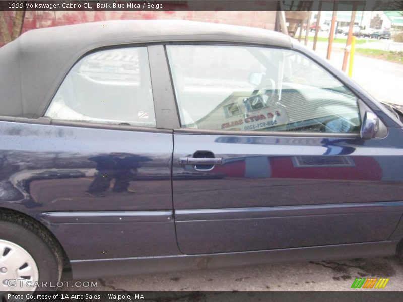 Batik Blue Mica / Beige 1999 Volkswagen Cabrio GL