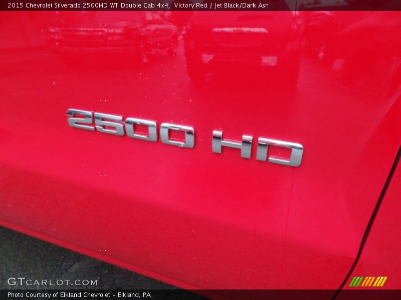 Victory Red / Jet Black/Dark Ash 2015 Chevrolet Silverado 2500HD WT Double Cab 4x4