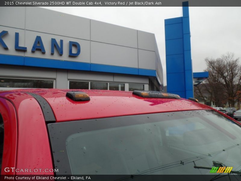 Victory Red / Jet Black/Dark Ash 2015 Chevrolet Silverado 2500HD WT Double Cab 4x4