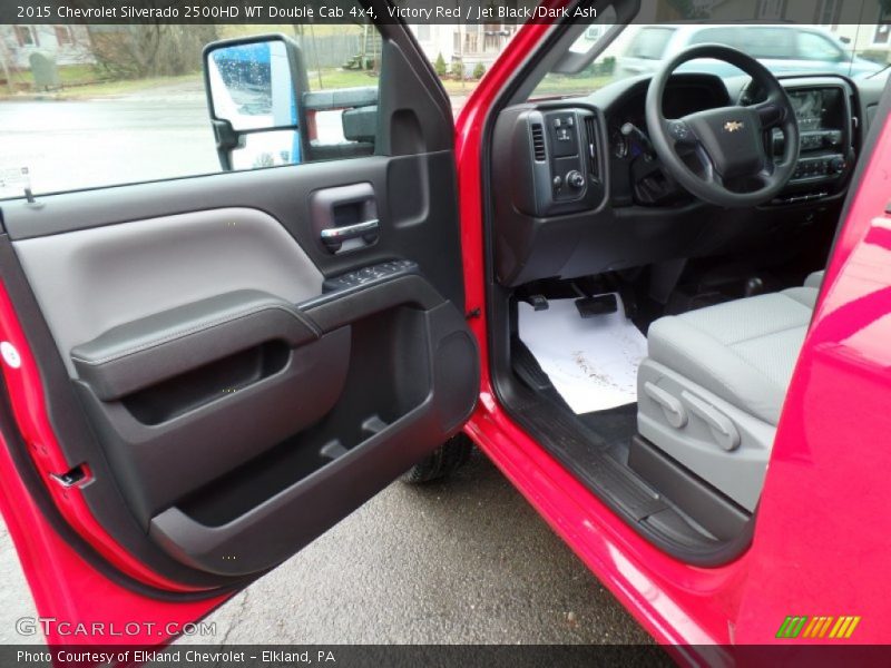 Victory Red / Jet Black/Dark Ash 2015 Chevrolet Silverado 2500HD WT Double Cab 4x4