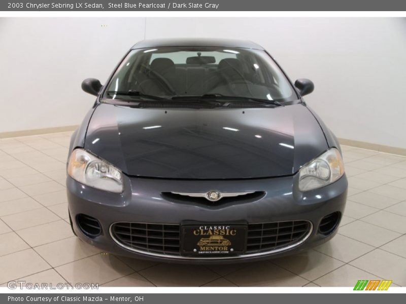 Steel Blue Pearlcoat / Dark Slate Gray 2003 Chrysler Sebring LX Sedan