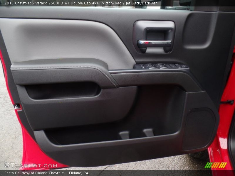 Victory Red / Jet Black/Dark Ash 2015 Chevrolet Silverado 2500HD WT Double Cab 4x4