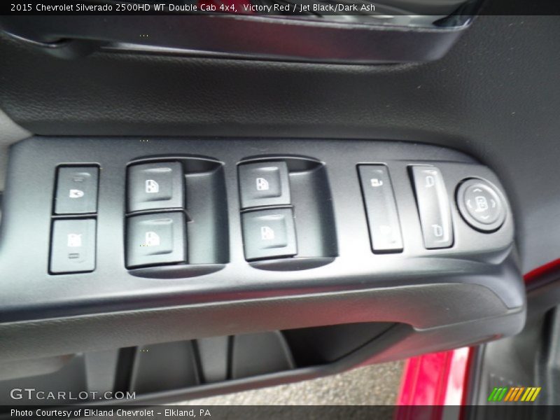Victory Red / Jet Black/Dark Ash 2015 Chevrolet Silverado 2500HD WT Double Cab 4x4