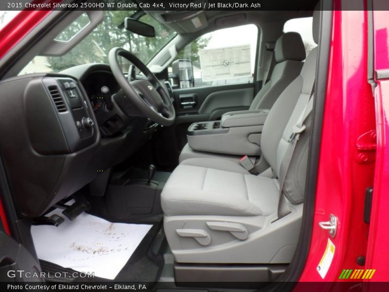 Victory Red / Jet Black/Dark Ash 2015 Chevrolet Silverado 2500HD WT Double Cab 4x4