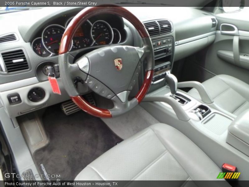 Black / Stone/Steel Grey 2006 Porsche Cayenne S