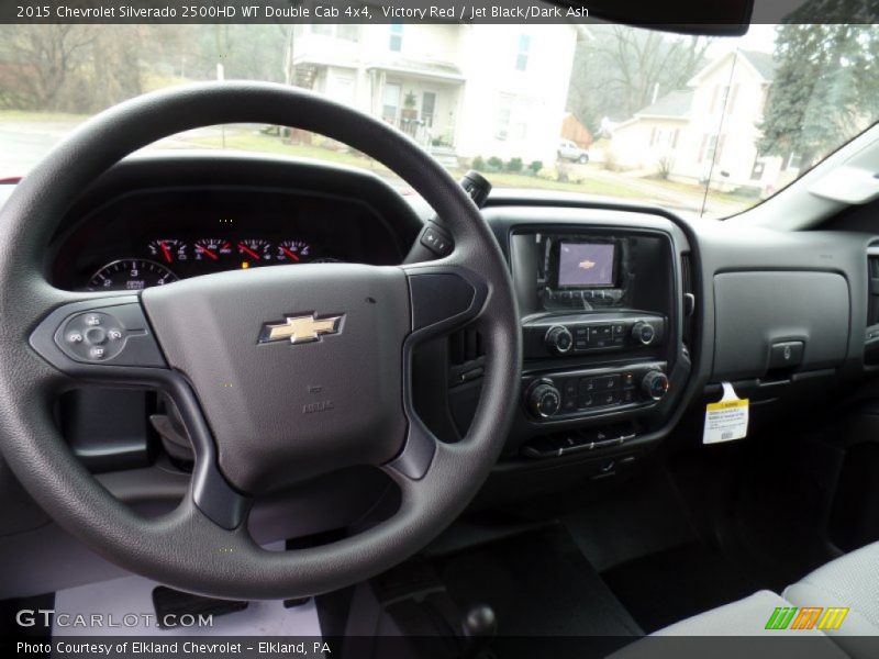 Victory Red / Jet Black/Dark Ash 2015 Chevrolet Silverado 2500HD WT Double Cab 4x4