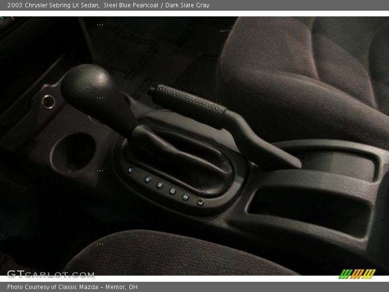 Steel Blue Pearlcoat / Dark Slate Gray 2003 Chrysler Sebring LX Sedan