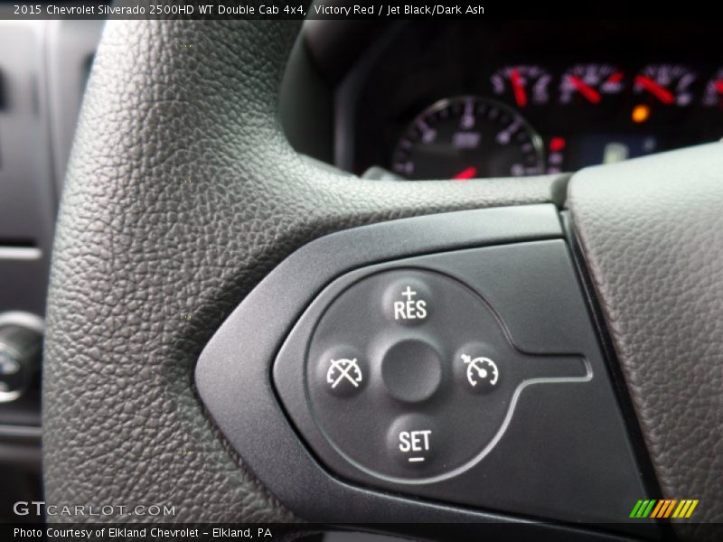 Victory Red / Jet Black/Dark Ash 2015 Chevrolet Silverado 2500HD WT Double Cab 4x4