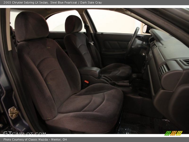 Steel Blue Pearlcoat / Dark Slate Gray 2003 Chrysler Sebring LX Sedan
