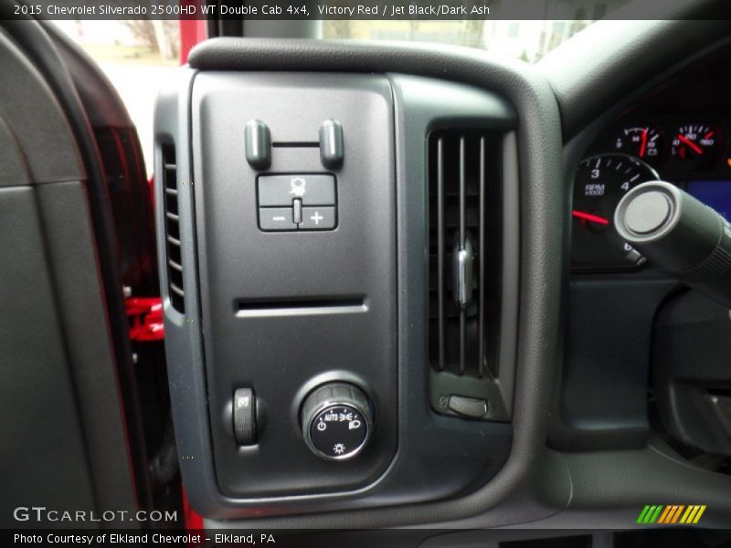 Victory Red / Jet Black/Dark Ash 2015 Chevrolet Silverado 2500HD WT Double Cab 4x4