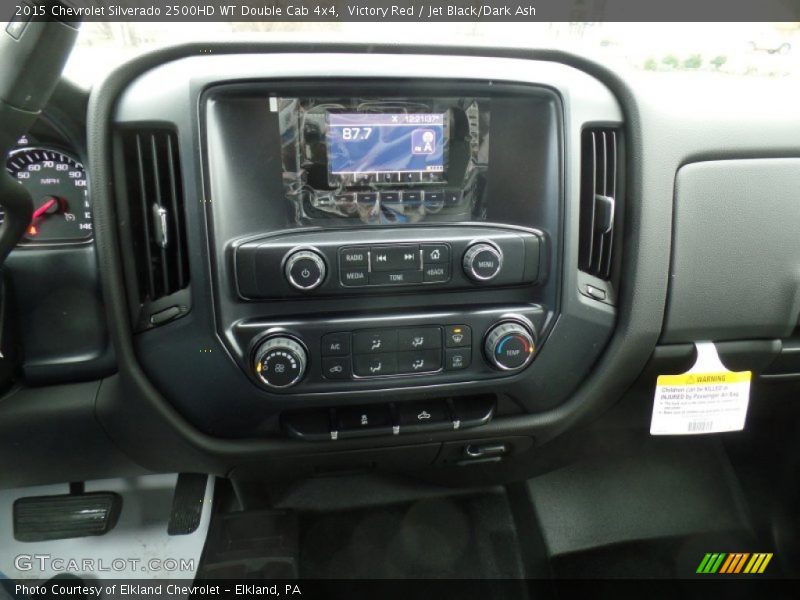 Victory Red / Jet Black/Dark Ash 2015 Chevrolet Silverado 2500HD WT Double Cab 4x4