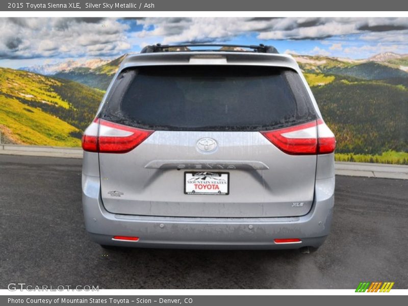 Silver Sky Metallic / Ash 2015 Toyota Sienna XLE