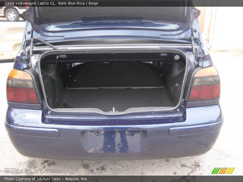 Batik Blue Mica / Beige 1999 Volkswagen Cabrio GL