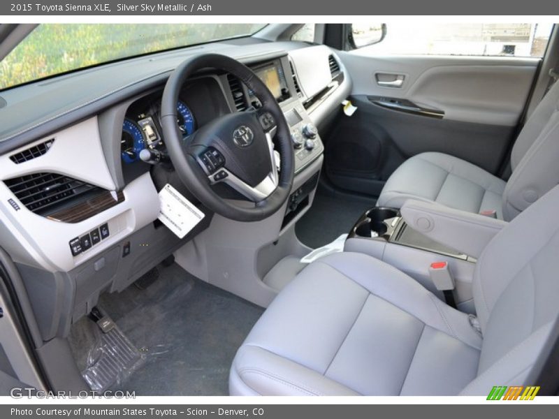 Silver Sky Metallic / Ash 2015 Toyota Sienna XLE
