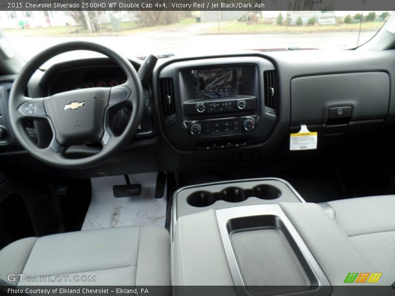 Victory Red / Jet Black/Dark Ash 2015 Chevrolet Silverado 2500HD WT Double Cab 4x4