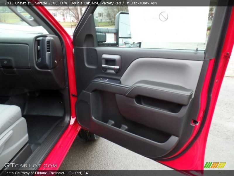 Victory Red / Jet Black/Dark Ash 2015 Chevrolet Silverado 2500HD WT Double Cab 4x4