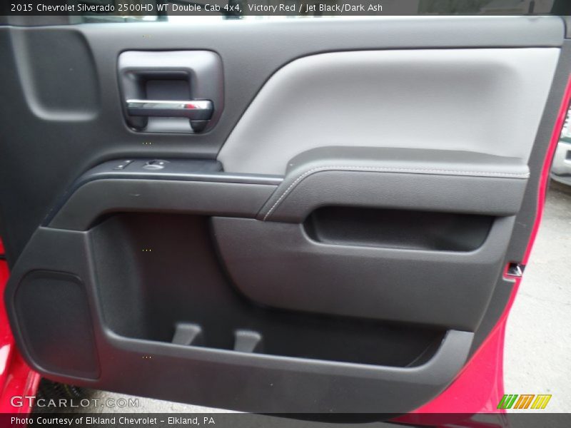 Victory Red / Jet Black/Dark Ash 2015 Chevrolet Silverado 2500HD WT Double Cab 4x4