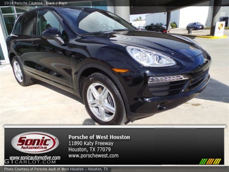 Black / Black 2014 Porsche Cayenne