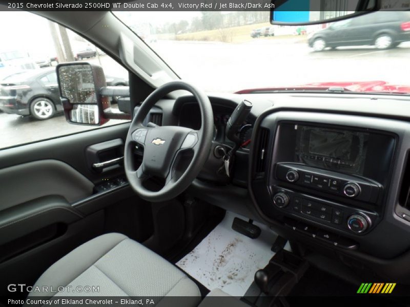 Victory Red / Jet Black/Dark Ash 2015 Chevrolet Silverado 2500HD WT Double Cab 4x4