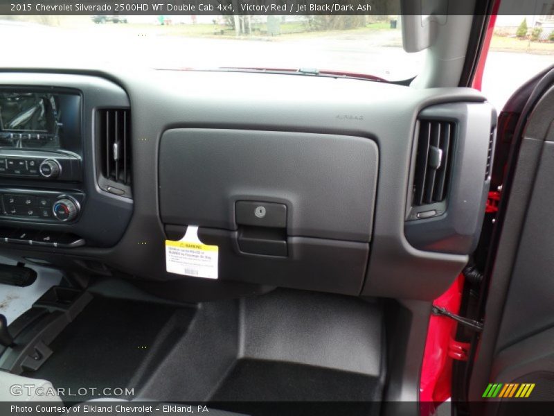 Victory Red / Jet Black/Dark Ash 2015 Chevrolet Silverado 2500HD WT Double Cab 4x4