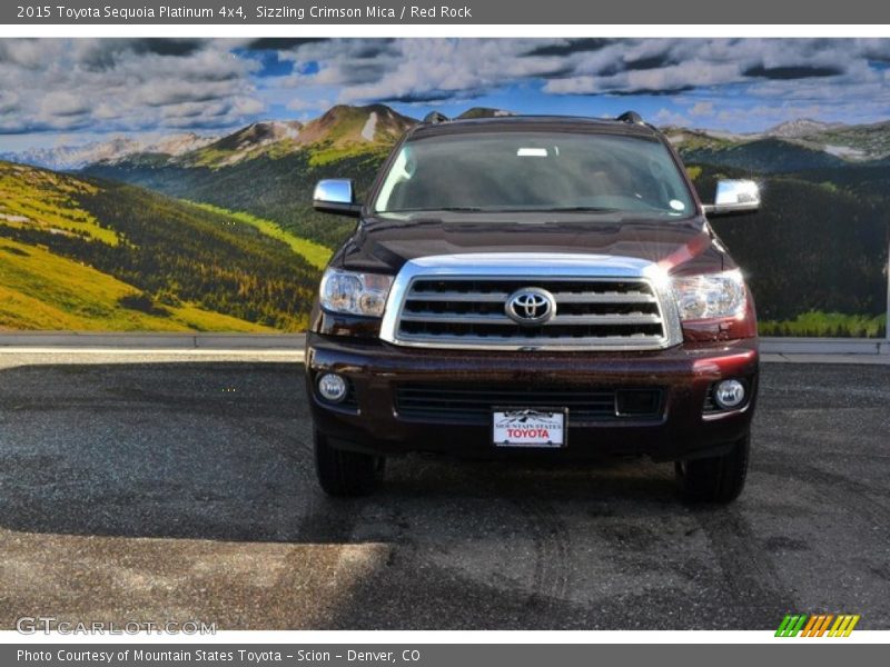Sizzling Crimson Mica / Red Rock 2015 Toyota Sequoia Platinum 4x4
