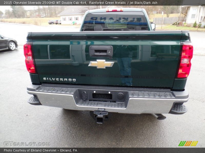 Rainforest Green Metallic / Jet Black/Dark Ash 2015 Chevrolet Silverado 2500HD WT Double Cab 4x4