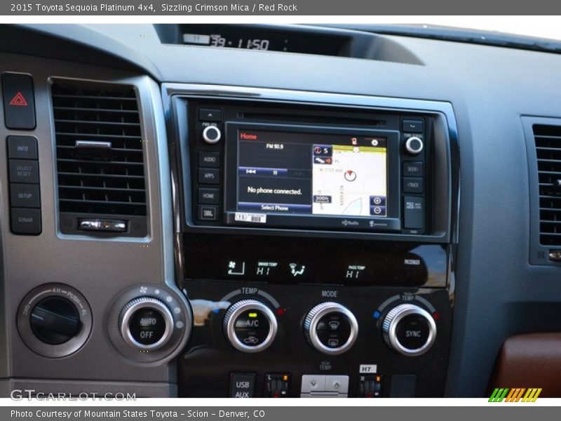 Sizzling Crimson Mica / Red Rock 2015 Toyota Sequoia Platinum 4x4