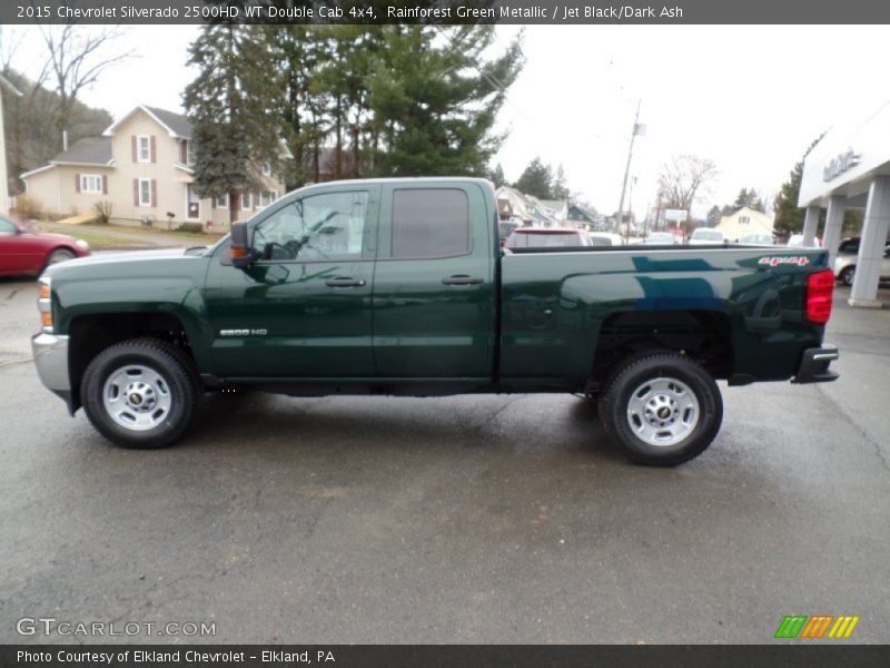  2015 Silverado 2500HD WT Double Cab 4x4 Rainforest Green Metallic