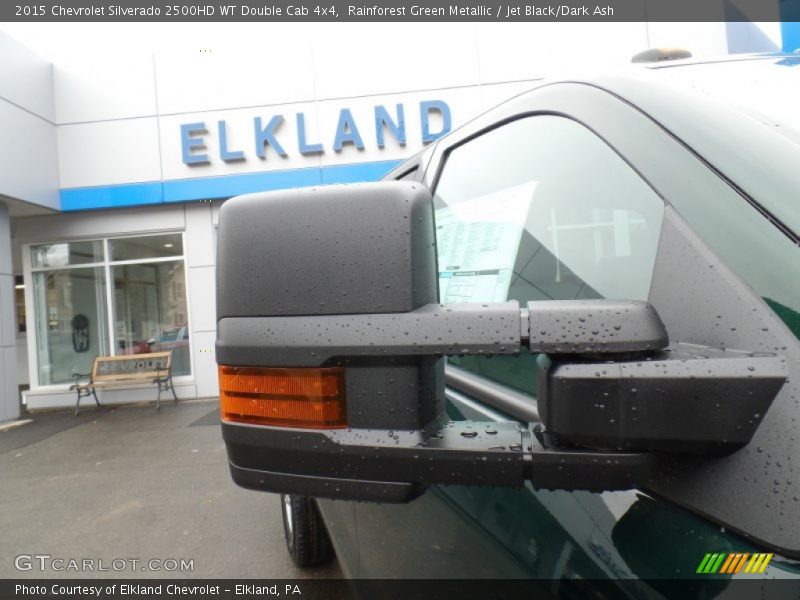 Rainforest Green Metallic / Jet Black/Dark Ash 2015 Chevrolet Silverado 2500HD WT Double Cab 4x4