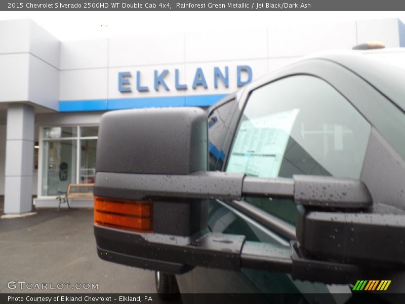 Rainforest Green Metallic / Jet Black/Dark Ash 2015 Chevrolet Silverado 2500HD WT Double Cab 4x4
