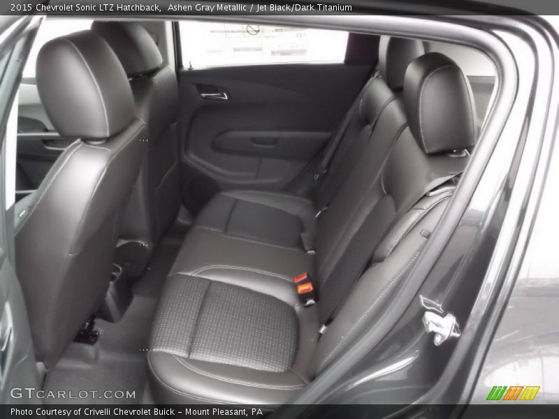 Ashen Gray Metallic / Jet Black/Dark Titanium 2015 Chevrolet Sonic LTZ Hatchback
