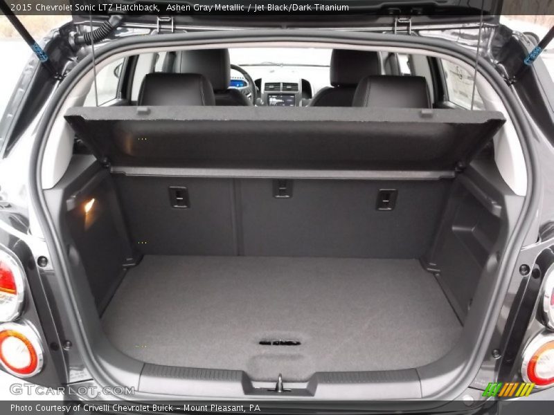 Ashen Gray Metallic / Jet Black/Dark Titanium 2015 Chevrolet Sonic LTZ Hatchback