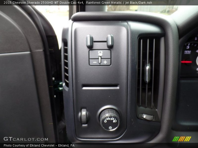 Rainforest Green Metallic / Jet Black/Dark Ash 2015 Chevrolet Silverado 2500HD WT Double Cab 4x4
