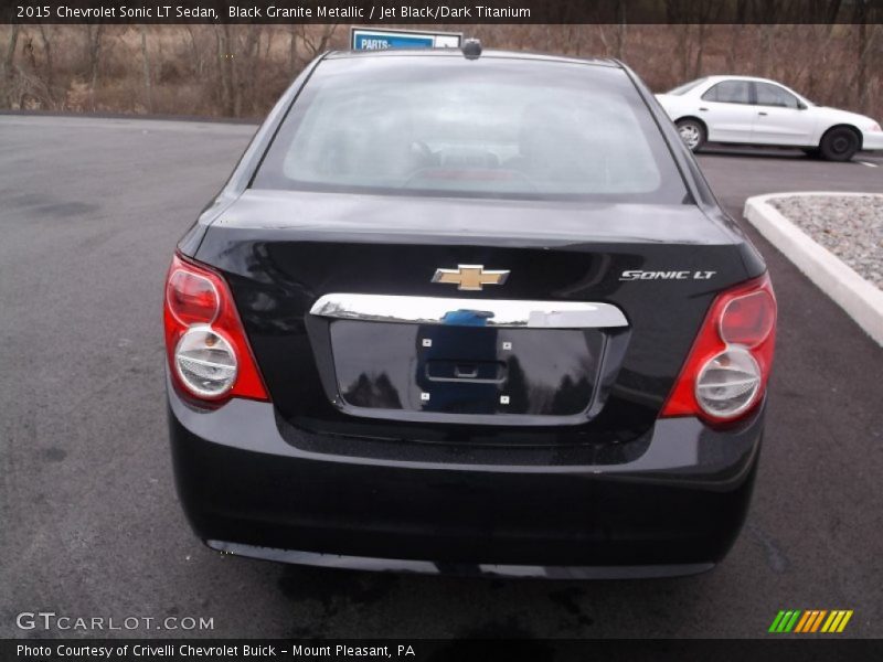 Black Granite Metallic / Jet Black/Dark Titanium 2015 Chevrolet Sonic LT Sedan