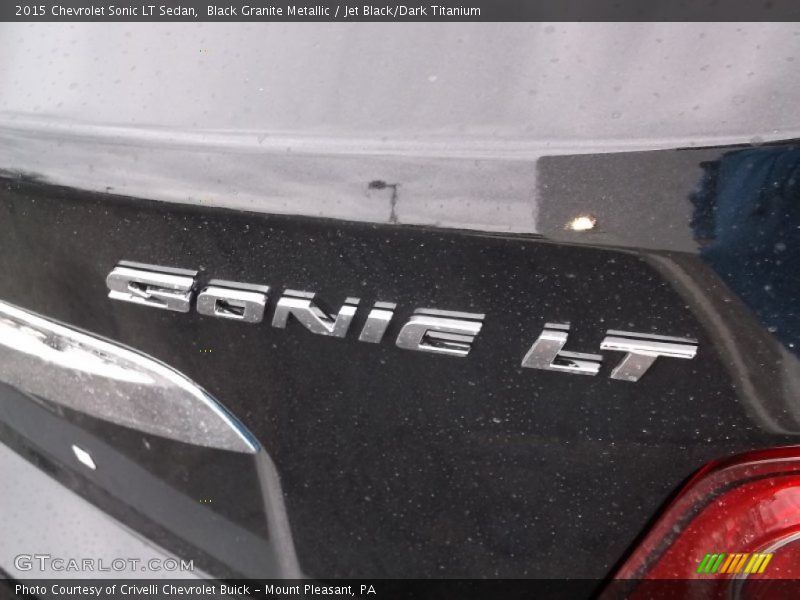Black Granite Metallic / Jet Black/Dark Titanium 2015 Chevrolet Sonic LT Sedan