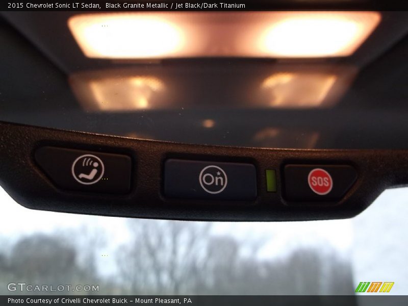 Black Granite Metallic / Jet Black/Dark Titanium 2015 Chevrolet Sonic LT Sedan