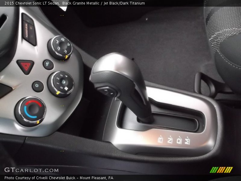 Black Granite Metallic / Jet Black/Dark Titanium 2015 Chevrolet Sonic LT Sedan