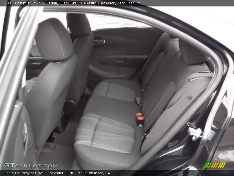 Black Granite Metallic / Jet Black/Dark Titanium 2015 Chevrolet Sonic LT Sedan
