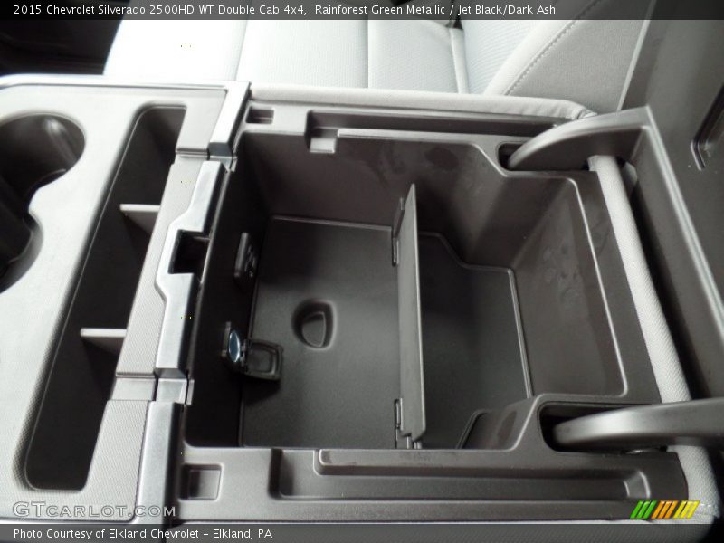 Rainforest Green Metallic / Jet Black/Dark Ash 2015 Chevrolet Silverado 2500HD WT Double Cab 4x4