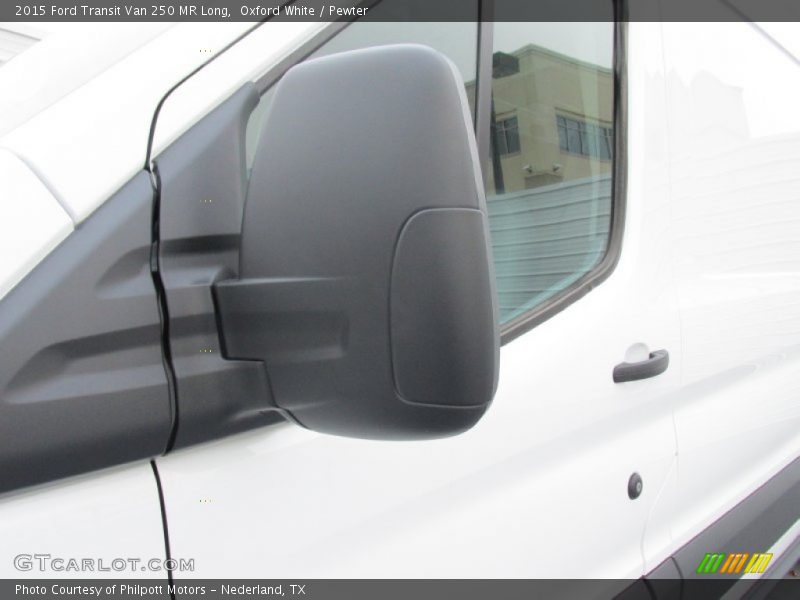 Oxford White / Pewter 2015 Ford Transit Van 250 MR Long