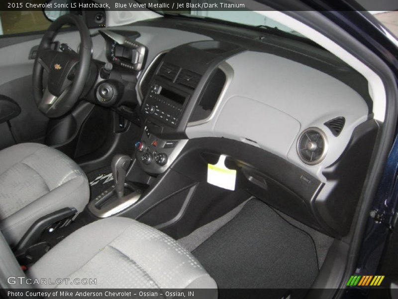 Blue Velvet Metallic / Jet Black/Dark Titanium 2015 Chevrolet Sonic LS Hatchback